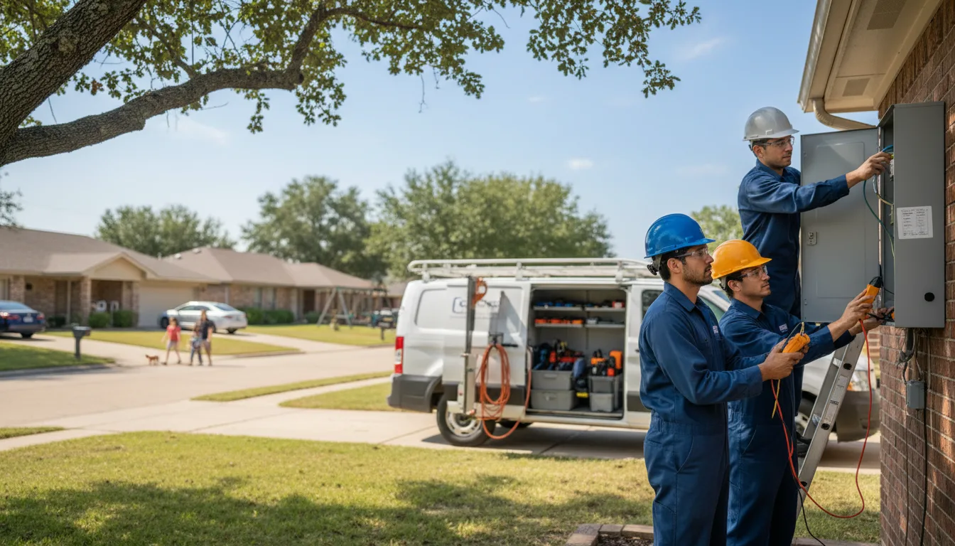 Certified electrician providing emergency electrical services in Ribera, NM